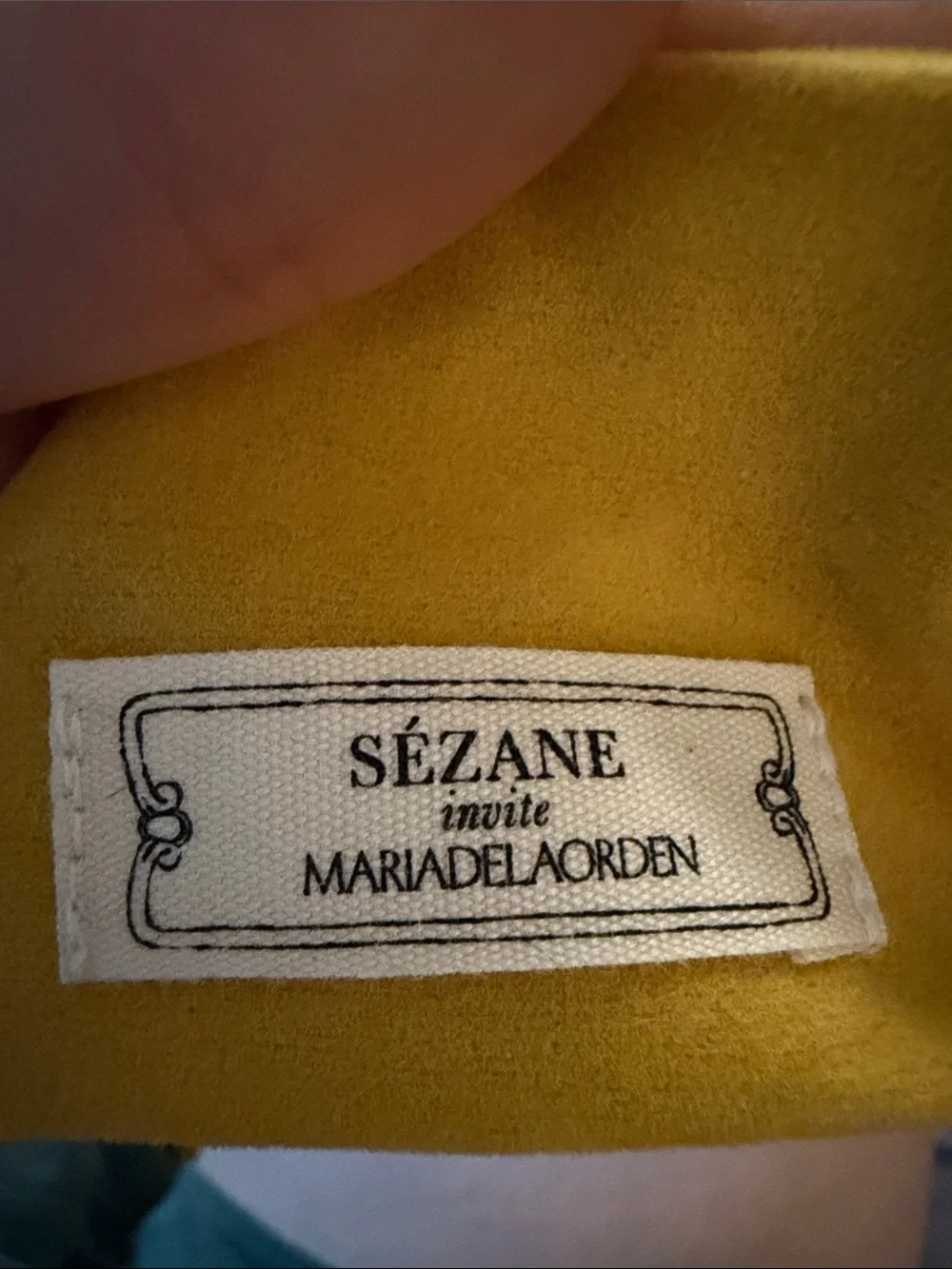 Sezane Mustard Yellow Bow Hair Clip